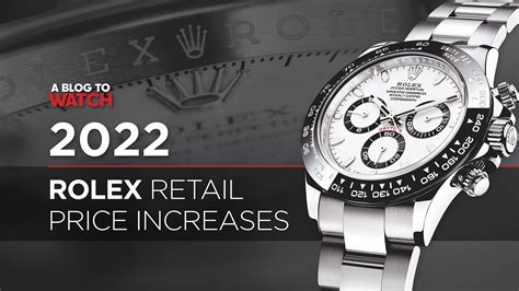 Rolex new prices 2022